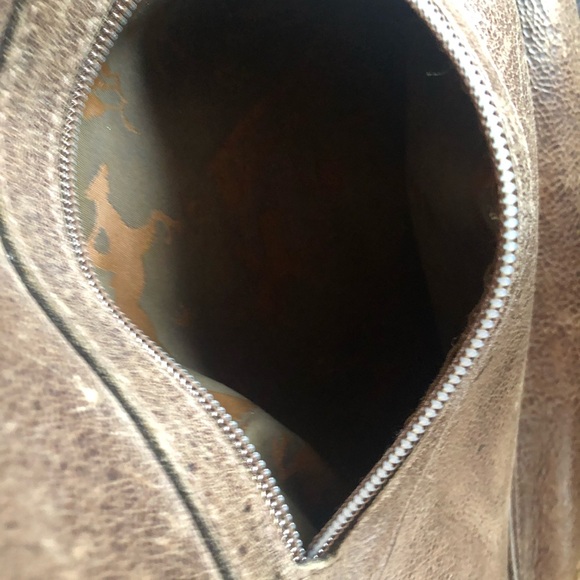 Longchamp Brown distressed Antelope VERY RARE - Picture 5 of 11